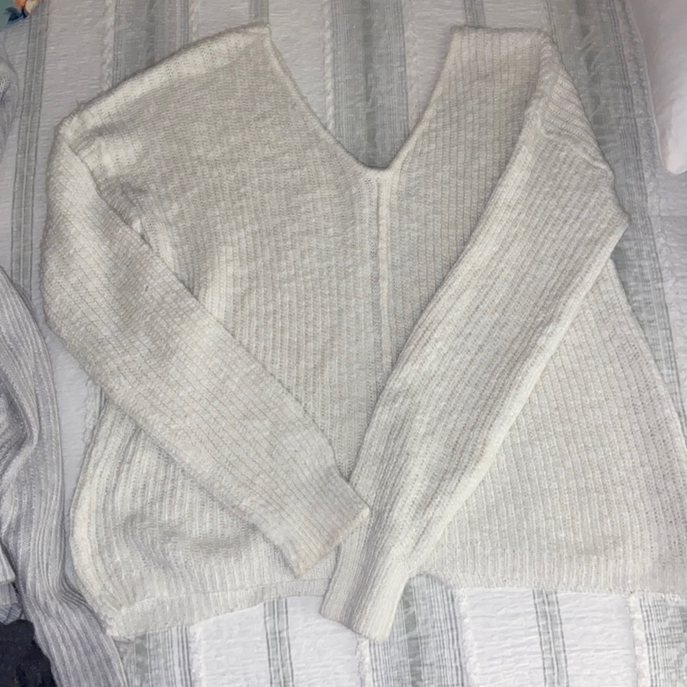 Pink Rose Knit Sweater